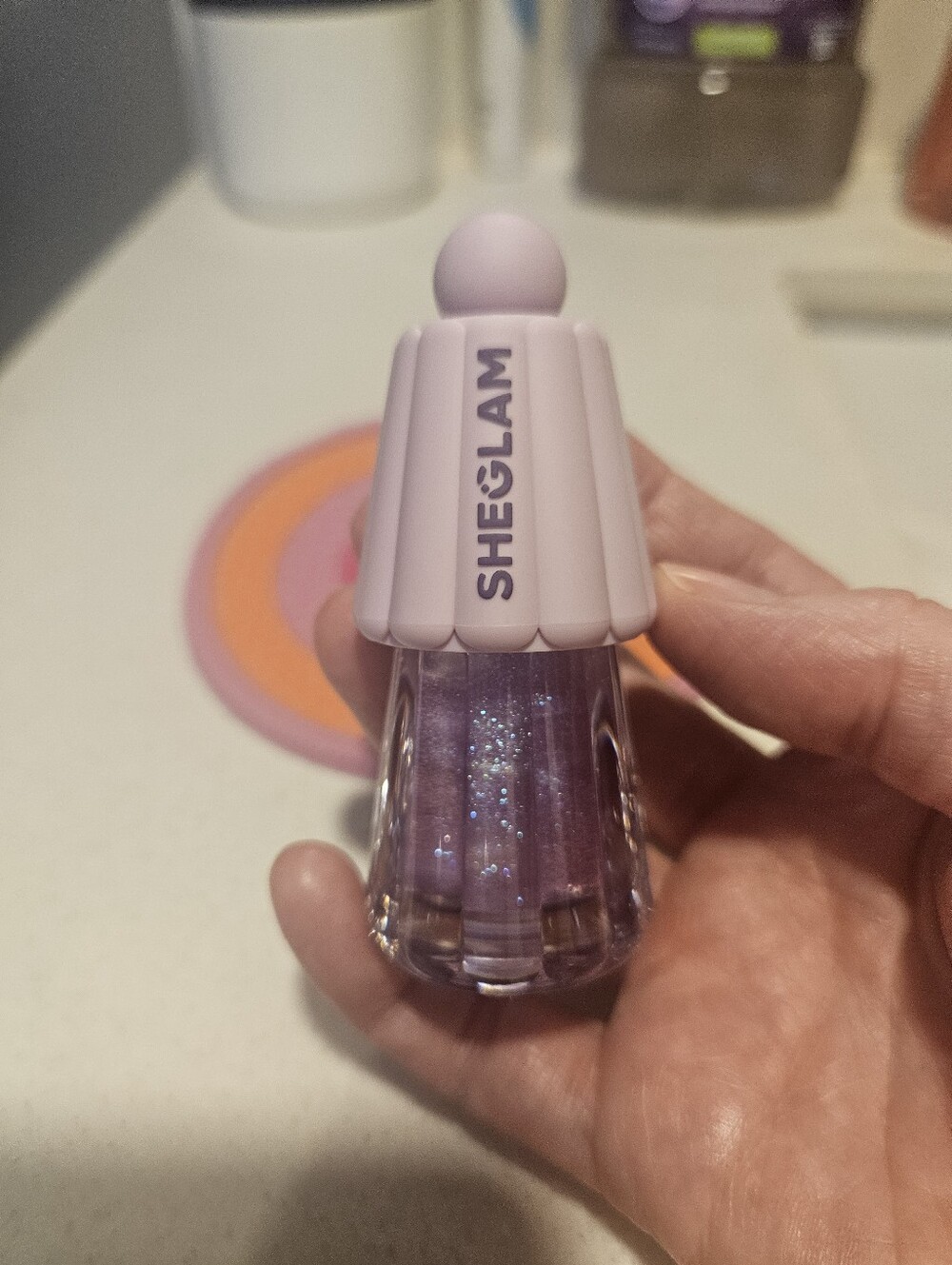 SHEGLAM Lilac Glitter Lip Gloss
